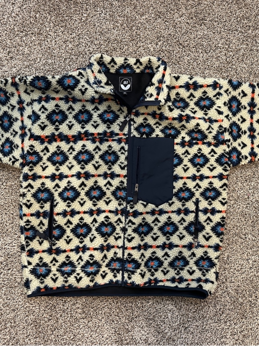 Black Canyon Systems X Qilo Tactical Gen 1 Southwest Camo Sherpa Zip Jacket XL